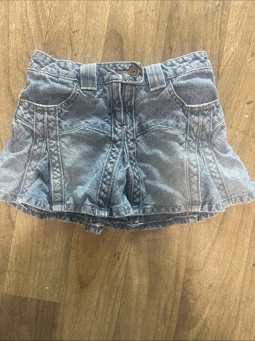 Riders by Lee Light Blue Denim Skort